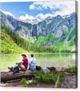 Afternoon At Avalanche Lake Canvas Print