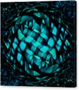 Agave Blues Abstract Canvas Print
