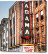 Alabama Theater In Birmingham Canvas Print