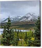 Alaska Mountain Range View Canvas Print