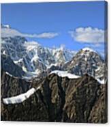 Alaska Mountain Range Canvas Print