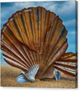 Aldeburgh Scallop Shell Canvas Print