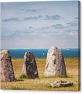 Ales Megalithic Standing Stones Canvas Print