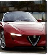 Alfa Romeo 2uettottanta Canvas Print