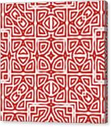 Alhambra Red Canvas Print
