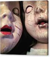 All I Saw Was In Your Mouth. 
#doll Canvas Print
