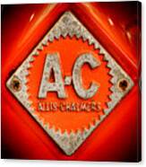 Allis Chalmers Badge Canvas Print