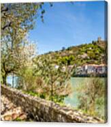 Along The Rhone In Vienne Canvas Print