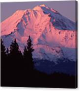 Alpenglow - Mt Shasta Canvas Print