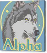 Alpha Wolf Canvas Print