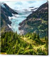 Alpine Glacier 40x40 Canvas Print