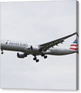 American Airlines Airbus A330 Canvas Print