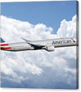 American Airlines Boeing 777 Canvas Print
