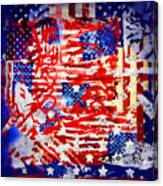 American Graffiti Presidential Election 1 Canvas Print