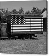 Americana Truck B W Canvas Print