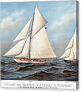 Americas Cup, 1883 Canvas Print