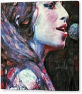 Amy In Concert Canvas Print
