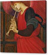 An Angel Playing A Flageolet Canvas Print
