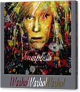 Andy Warhol, Poster Canvas Print