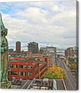 Angel Of Old Montreal Canvas Print