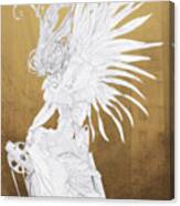 Angel Statue Canvas Print