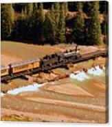 Animas River Crossing Canvas Print