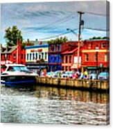Annapolis City Docks Canvas Print
