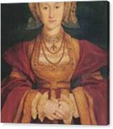 Anne Of Cleves Canvas Print