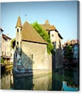 Annecy Canal - Annecy, France Canvas Print