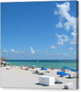 Another Fine Day In South Beach Canvas Print