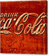 Antique Soda Cooler 3 Canvas Print