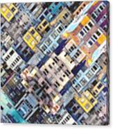Apartments In The City Canvas Print