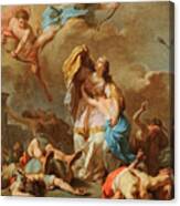 Apollo And Diana Killing The Children Of Niobe Canvas Print
