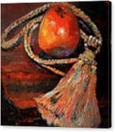 Apple And Tassel Still Life Oil Painting Canvas Print