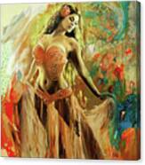 Arabian Dance Painting 07 Canvas Print