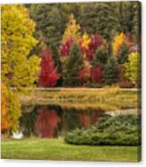 Arboretum Autumn Canvas Print