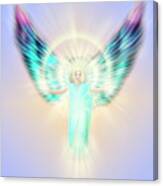 Archangel Uriel - Pastel Canvas Print