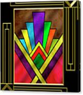 Art Deco 7 B - Frame 5 Canvas Print