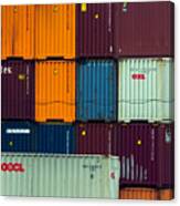 Arthur Kill Containers Canvas Print