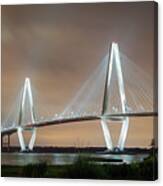 Arthur Ravenel Bridge Canvas Print