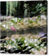 At Claude Monet's Water Garden 9 Canvas Print