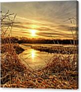 At The Rivers Edge Canvas Print