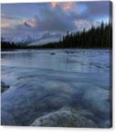 Athabasca River Sunrise Canvas Print