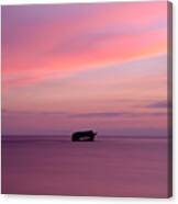 Atlantus Pink Sunset Canvas Print