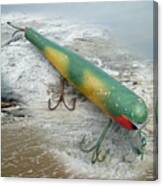Atom Swimmer Saltwater Wooden Fishing Lure Photograph by Carol