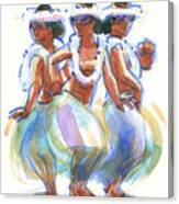 Ature Drum Dancers Canvas Print