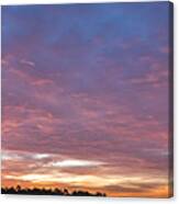 August Morning Sky Canvas Print