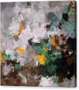 Autumn Abstract Painting Canvas Print