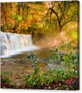 Autumn At Hidden Falls Canvas Print