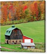Autumn Barn Canvas Print